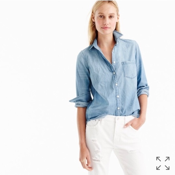 J. Crew Tops - J Crew Chambray Shirt